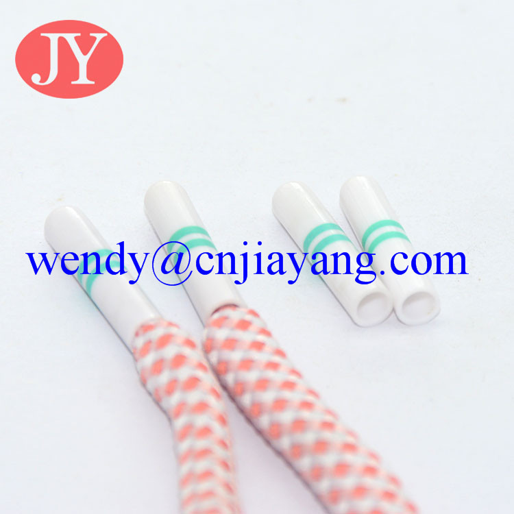 Facotory pice Production180000pcs per day, jiayang plastic aglets plastic end tip for hooides