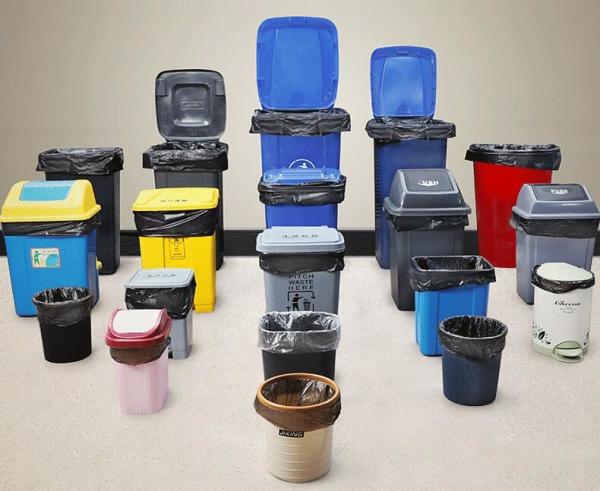 Bio Eco Green Waste Basket Bin Liners Bags, Kitchen Bath Bedroom Car Trash Can,