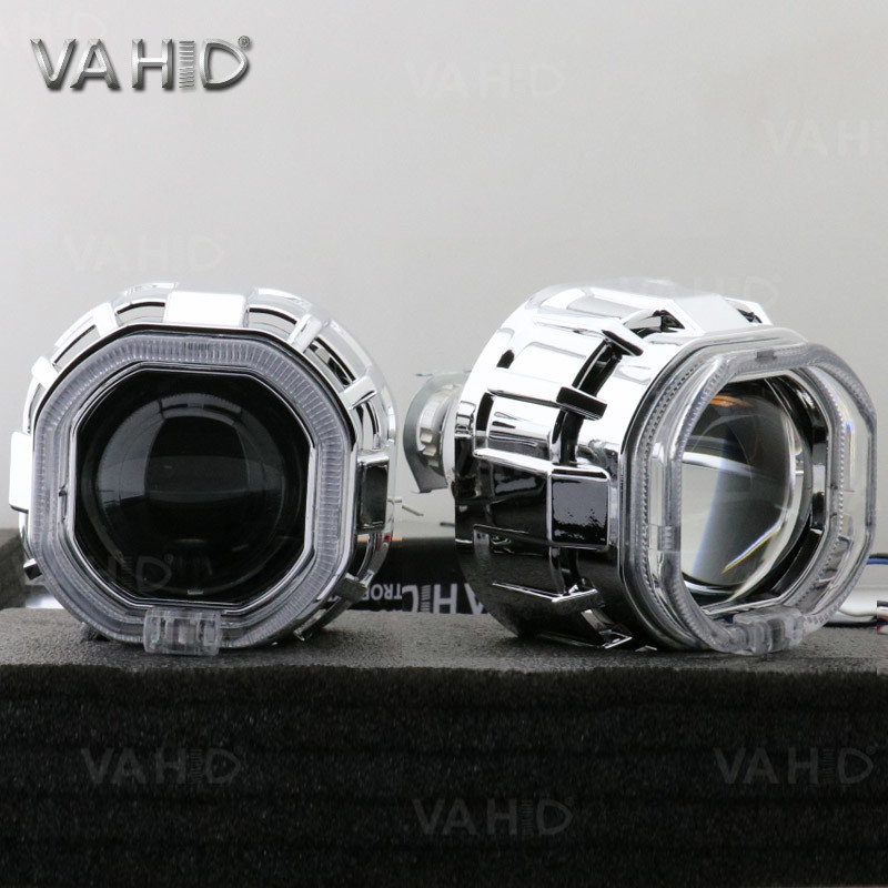 CH27S 2.5inch Square Crystal angel eye Bixenon Car hid xenon projector kit