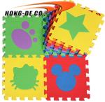 Shock Absorbent Cross Texture 30*30cm Puzzle Foam Mat