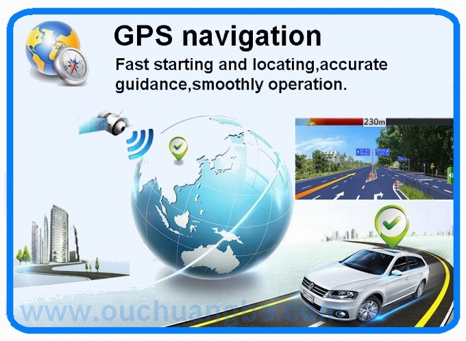 Ouchuangbo Touch Screen GPS Navigation for Universal Car DVD Video System RDS Bluetooth OCB-6205A