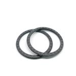 Air Pneumatic Cylinder Piston Seal PPD Double Sided , Black NBR Oil Seal 63x53x3