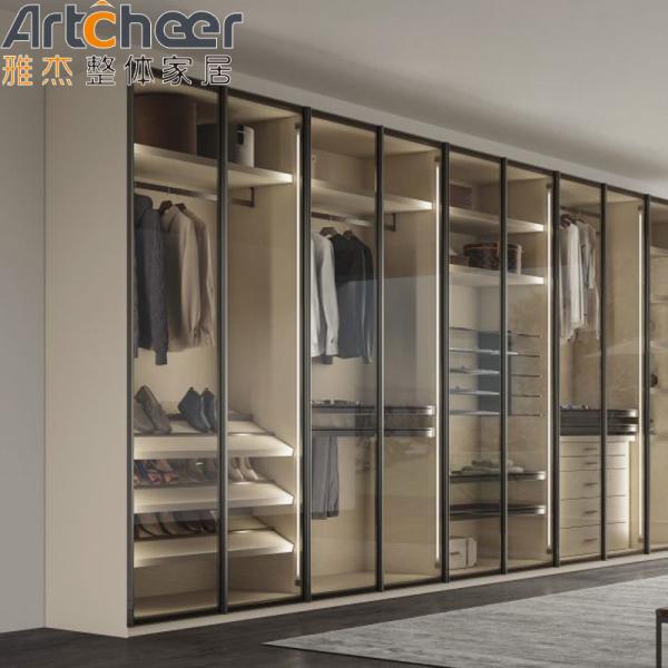 Buy cheap Aluminium Profile Walk In Wardrobe Closet The Ideal Choice for Modern Bedroom Furniture Design from wholesalers