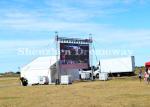 P10 Flexible Outdoor LED Screen Rental High Brightness For Advertising Board