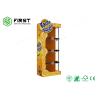 Buy cheap Custom Corrugated Cardboard POP Displays Floor Stands With Shelves For Supermarket from wholesalers