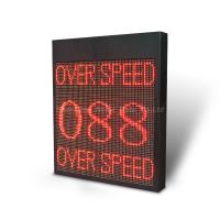Buy cheap IP54 Weatherproof Solar Or Battery Powered Speed Aware Radar Speed Display Signs product