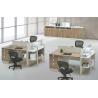 Buy cheap modern 2 seater office wooden staff workstation desk furniture in warehouse from wholesalers