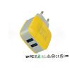 Buy cheap 12V 5V 2.1A 2A Dual Port Usb Charger Universal Socket Wall Charger Adapter from wholesalers