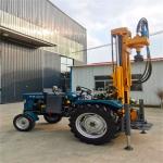JZF-200 Pneumatic Water Well Drilling Rig Tractor Mounted with DTH Hammer Rock
