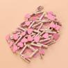 Buy cheap Mini Wooden Clips Clothespins Crafts with Hearts for Wedding Party Valentines Day Decoration Photo Wood Clip Pink Clothespin from wholesalers
