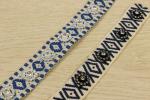 Jacquard Cotton Webbing Tape 25mm Multiusage With Rhinestone Direction