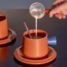 Buy cheap 320ml Porcelain Tea Cup And Saucer Set In Box Sustainable Ceramic Coffee Mug With A Saucer from wholesalers