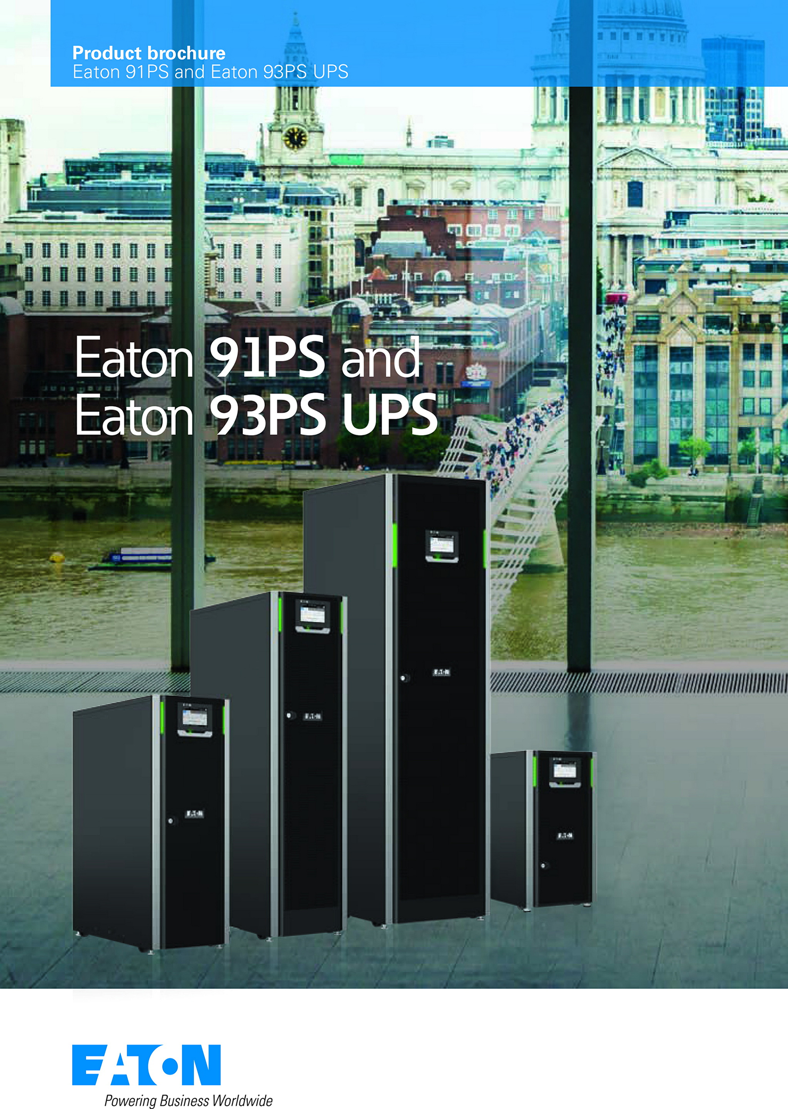 Eaton 93PS Series 3000kVA On-line UPS for On-line and Rated Voltage 380/400/415VAC