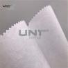 Buy cheap Middle Soft Fusible Interfacing Fabric / Extra White Fusible Lining Fabric 70gsm from wholesalers