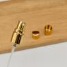 Buy cheap 12mm 13mm Aluminum Perfume Sprayer Pump Atomizer Half Cap Screw For Glass Vial from wholesalers