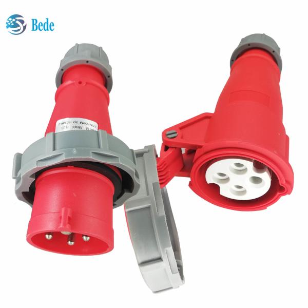 Buy cheap IP67 Industrial Plug Socket 4 Pins(3P+E) 16 And 32 Amp Docking Type from wholesalers