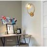 Buy cheap Post-modern Simple interior Wall Lamp Glass Bedroom Light luxury Round Corridor Stair round wall light(WH-OR-93) from wholesalers