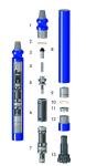 QSS40 Hammer DTH Spare Parts High Speed Metal Color Energy Saving Lightweight