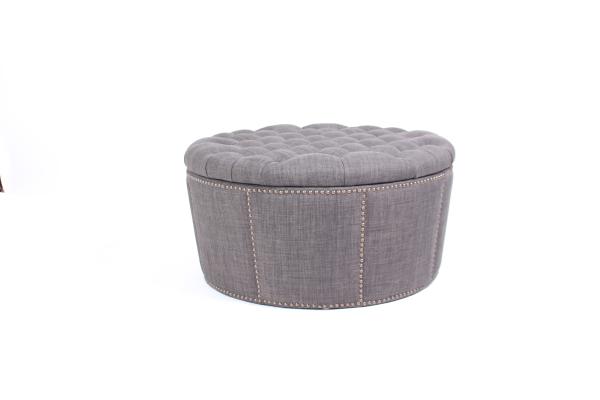 China supplier wholesale good quality linen fabric round household wooden