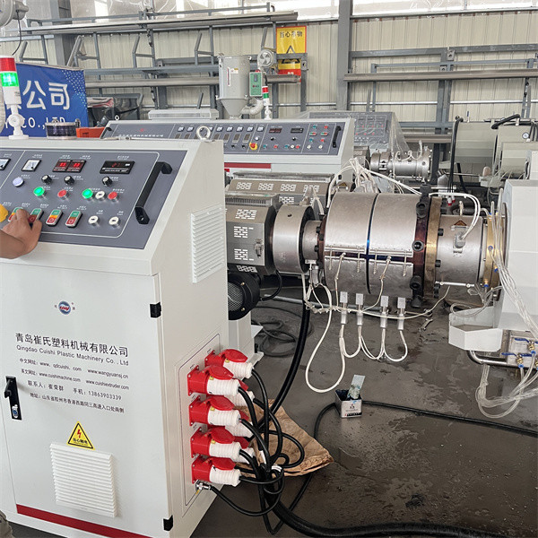 Plastic Pipe Extrusion Line HDPE PE Pipe Making Machine For Water Supply