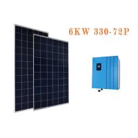 Buy cheap Wifi 6KW AC220V On Grid Photovoltaic System For Home product