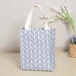Customized Logo Jute Tote Bags For Supermarket Packing And Shopping