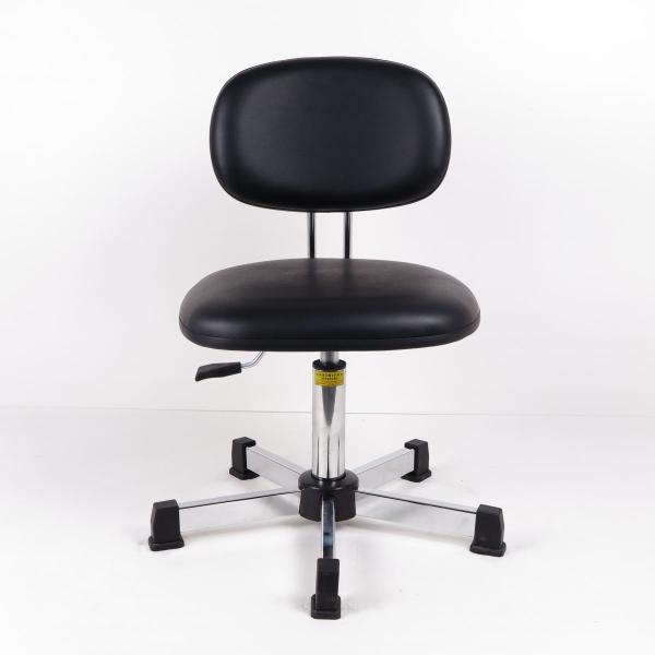 Buy cheap Pneumatic PU Leather Ergonomic Task Stool , Upholstered Vinyl Task Chair from wholesalers