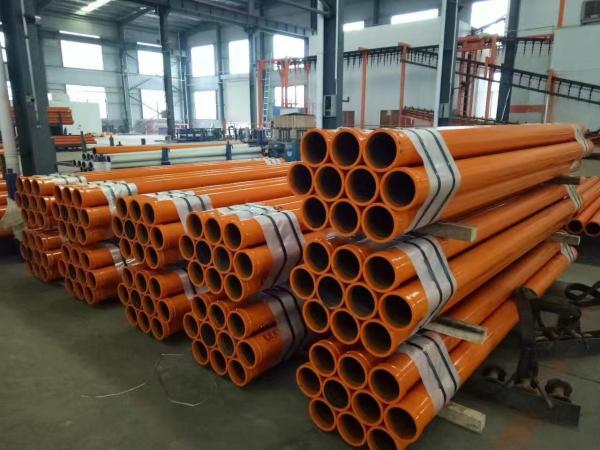 Buy cheap Zoomlion Concrete Pump Parts Double Layer Concrete Pump Pipeline Straight 3m from wholesalers