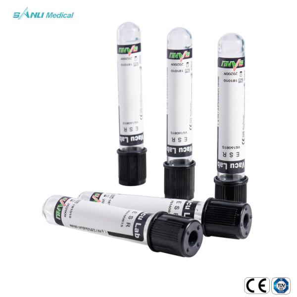 Buy cheap Disposable ESR Blood Collection Tube PET With 3.8% Trisodium Citrate Solution from wholesalers