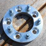 Material 6061 T6 Wheel Spacer Adapters Anodized Finish 14x1.5 Thread Size Silver