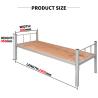 Buy cheap Fashion High End Metal Single Bed Portable Durable Single Adult Design from wholesalers