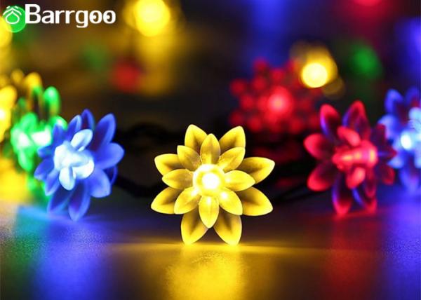 Buy cheap Outdoor Colorful Solar LED Christmas Lights Flower Waterproof String 0.15M Lamp Space from wholesalers