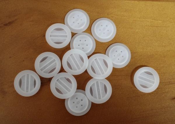 Buy cheap HDPE One Way Degassing Valve Single Air Vent Assemble On ziplockk Espresso Flat Bottom Coffee Bags from wholesalers