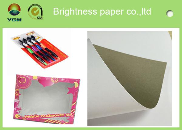 Buy cheap Packaging / Printing Blister Board Paper 700 * 1000mm Low Surface Roughness from wholesalers