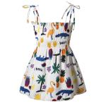 Children's Dress Clothing New Printing Summer Girls' Suspender Dress