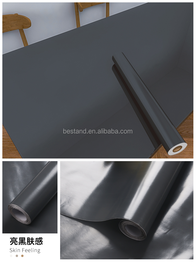 Modern Soft Touch Wallpaper PVC Film Sticker Wallpaper 60cm 120cm Wide
