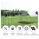 CE Easy Clean 54.5kgs 6x3x2m Walk In Chicken Cage