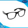 Buy cheap Cinema White Circular Polarized 3D Glasses foldable arms WITH Anti UV from wholesalers