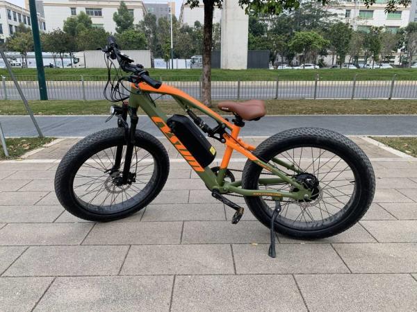 Buy cheap 1000w Fat Tire Electric Mountain Bikes Full Suspension 48v 17Ah CYSUM M999 from wholesalers