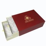 Recyclable CMYK/PANTONE Printing Red Magnetic Box Gift Set for End Luxury
