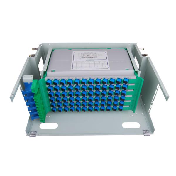Buy cheap Rack-mounted ODF 72 cores grey color from wholesalers