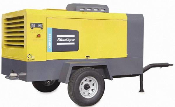 Yellow Portable Compressor XRHS666C Electric Power Source for Industrial