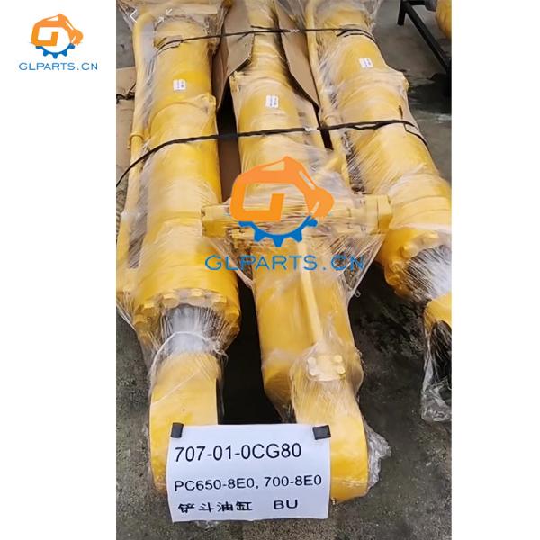 Excavator Bucket Cylinder 707-01-0CG80 PC650-8EO PC700LC-8EO For Komatsu