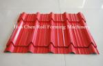 45# Steel Corrugated Glazed Tile Roll Forming Machine 0.4 - 0.6mm Hydraulic