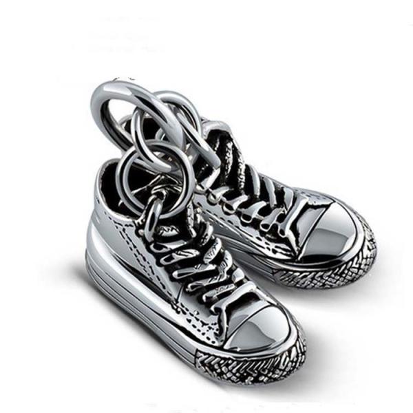 Buy cheap Men and Women Sterling Silver Pendant Necklace with Silver Shoes Pendant(XH055344W) from wholesalers
