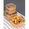 Buy cheap Kraft Disposable Custom Color Bowl Take Away Paper Lunch Box Food Container from wholesalers