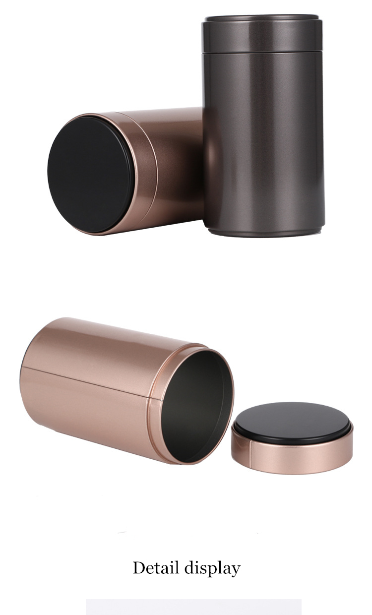 Anticorrosive Tin Can For Tea Packaging , Multifunctional Cylindrical Tin Container