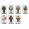 Buy cheap Classical delicate PP plastic curtain rod finials for home decoration from wholesalers