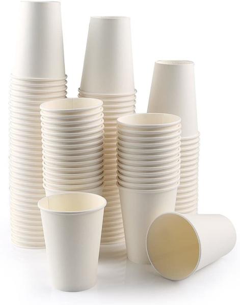 Buy cheap Coffee Cups Disposable Dinnerware Sets White Water Paper Cups Disposal Tableware from wholesalers