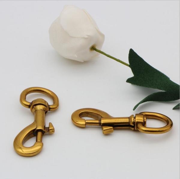 Mass production bag accessories OEB color zinc alloy metal snap hook d ring 15.1
